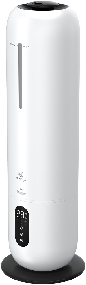 Изображение товара Увлажнитель воздуха Royal Clima RIVA RUH-RV300/8.0E-WT ультразвуковой с ароматизацией и гигростатом