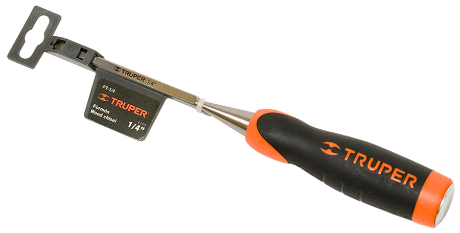 Изображение товара Стамеска по дереву Truper 6 мм FT-1/4 14615 высокая прочность