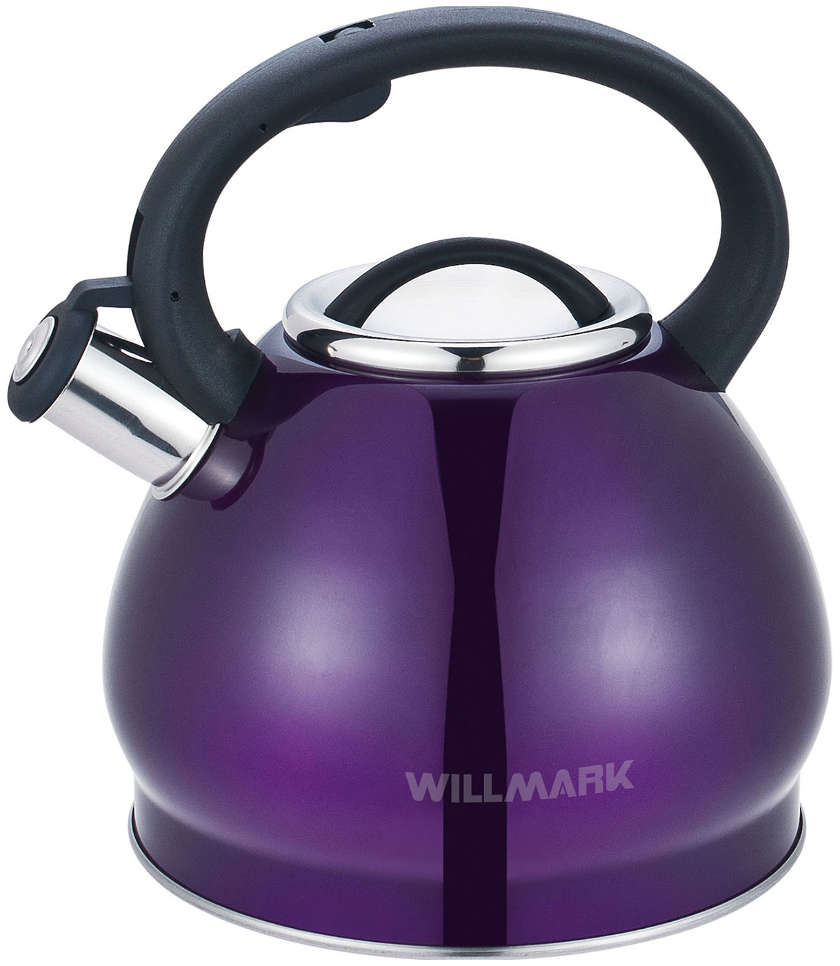 Чайник для плиты Willmark WTK-4221SS фиолетовый Чайник для плиты Willmark WTK-4221SS фиолетовый
