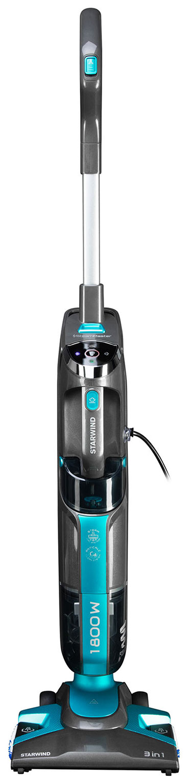 

Пылесос вертикальный Starwind SSV9550 темно-серый/голубой, Черный/синий