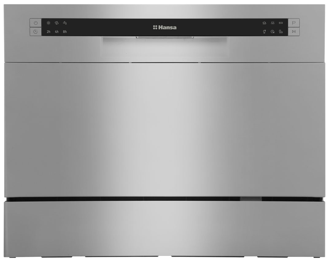 Компактная посудомоечная машина Hansa ZWM536SH, серебристый ручной переключатель температуры ksd301 ksd303 45c 150c 50c 55c 60c 65c 70c 75c 80c 85c 90c 95c термостат с сбросом градусов по цельсию