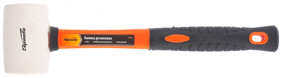 Изображение товара Киянка резиновая Sparta 11128 с фибергласовой рукояткой 225г