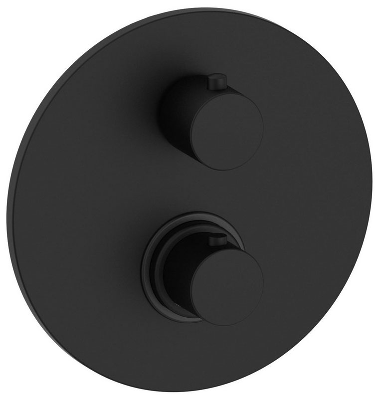 Изображение товара Смеситель для ванной комнаты Paffoni Light LIQ019NO с внутренней частью черный