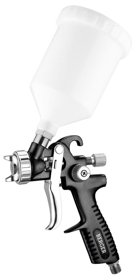 

Краскопульт Berger ГРАУ HP 1.5 мм верхний бачок BG1368