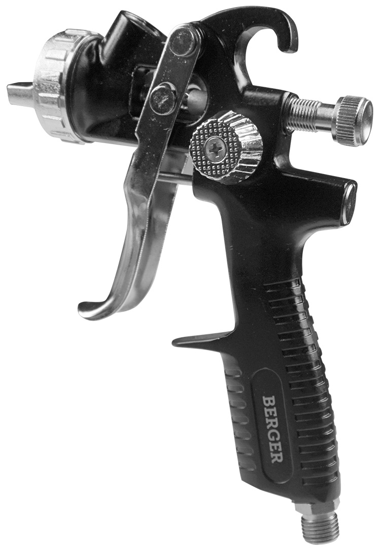 Изображение товара Краскопульт Berger ГРАУ HP 1.5 мм верхний бачок BG1368 профессиональный