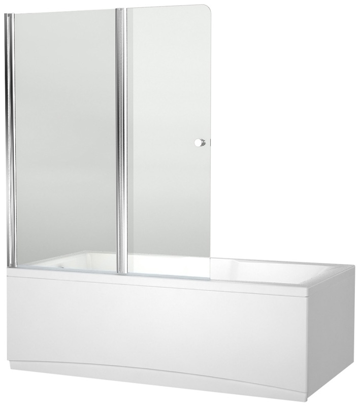 Изображение товара Шторка для ванны Aquanet Alfa 4 NF6222-pivot прозрачное стекло 1220 мм х 1400 мм хром