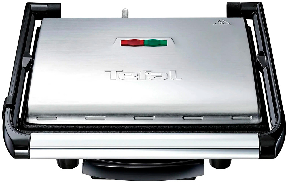 Изображение товара Электрогриль Tefal Panini Grill GC241D38 серебристый черный с антипригарным покрытием