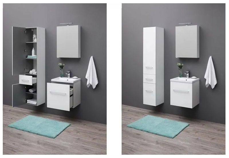 Изображение товара Шкаф-пенал Aquanet Порто 35 L белый (00201374)