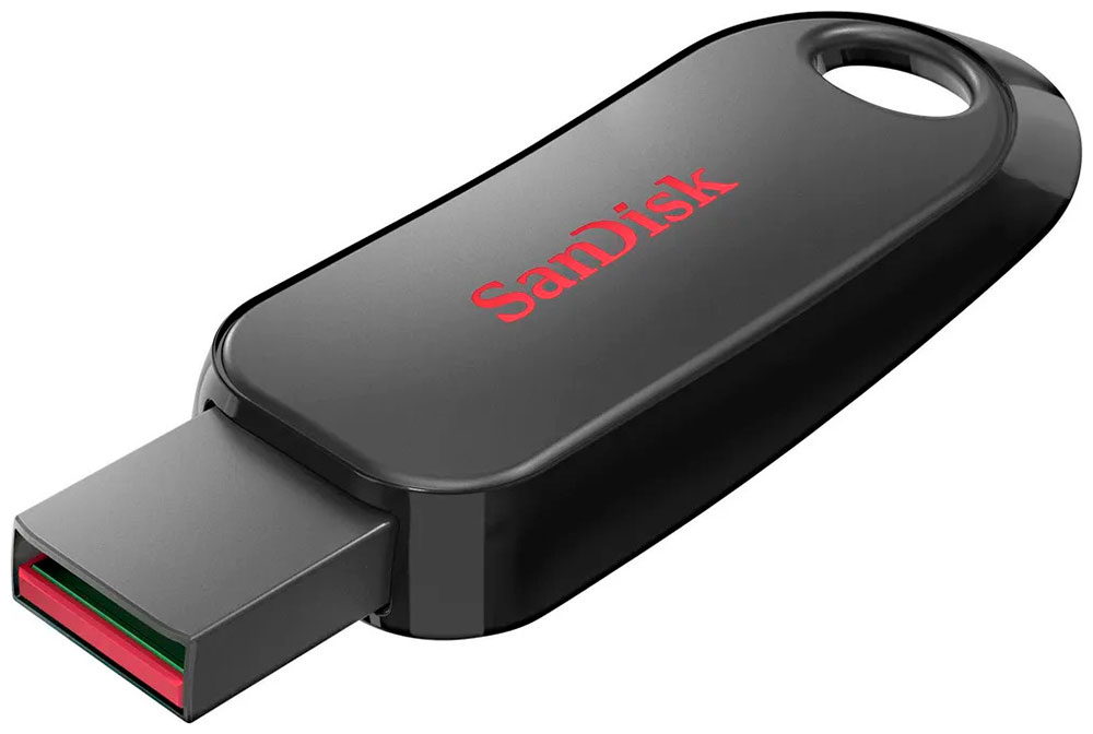 Флеш-накопитель Sandisk USB Flash Cruzer Snap 2.0 128 Gb пластик черный Флеш-накопитель Sandisk USB Flash Cruzer Snap 2.0 128 Gb пластик черный