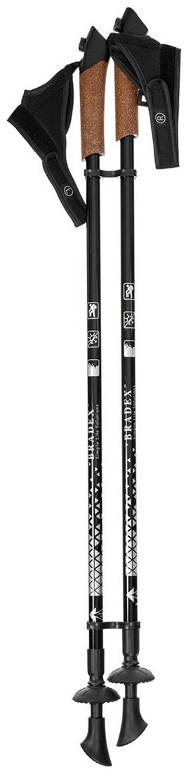 Изображение товара Карбоновые телескопические палки для скандинавской ходьбы Bradex НОРДИК СТАЙЛ ПРО ПЛЮС