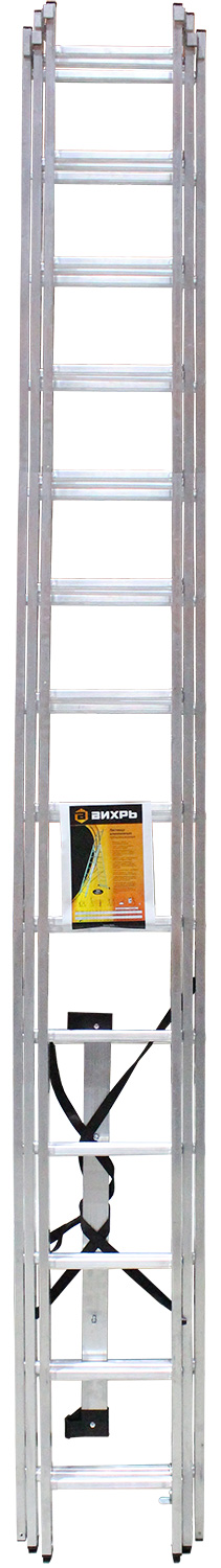 

Лестница алюминиевая трехсекционная Вихрь ЛА 3х14
