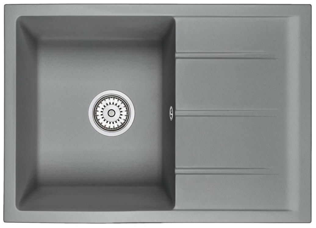 Изображение товара Кухонная мойка Emar EMQ-1700.Q Алмаз с крылом для современной кухни
