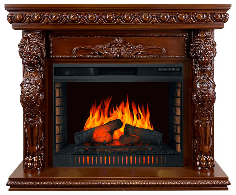 Изображение товара Каминокомплект Royal Flame Windsor с электрическим очагом Vision 30 EF LED FX и декором из натураль