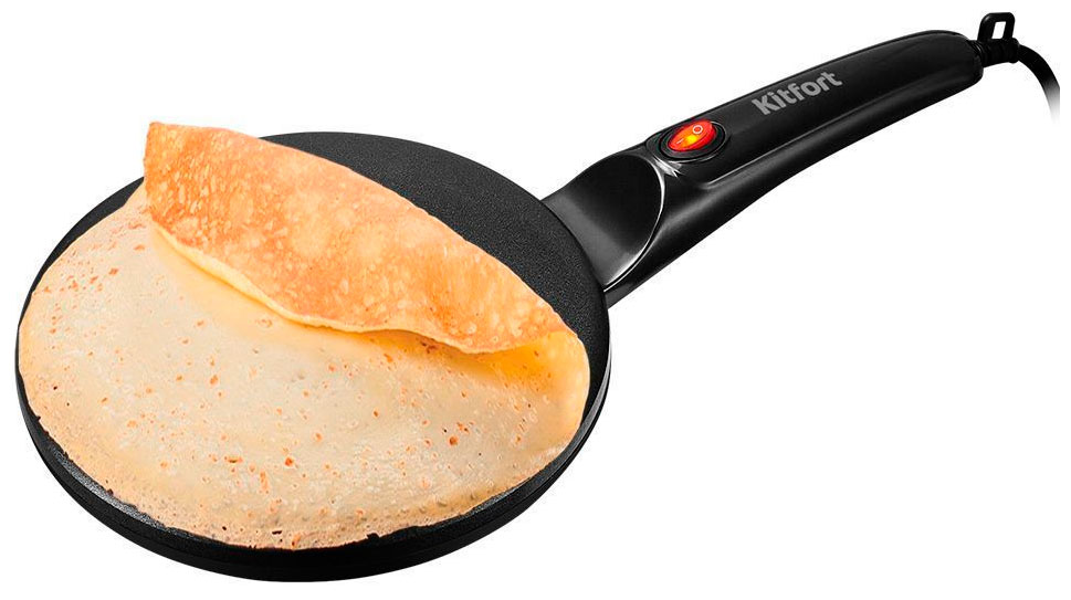 Изображение товара Блинница Kitfort КТ-1676 погружная ровные блинчики 20 см