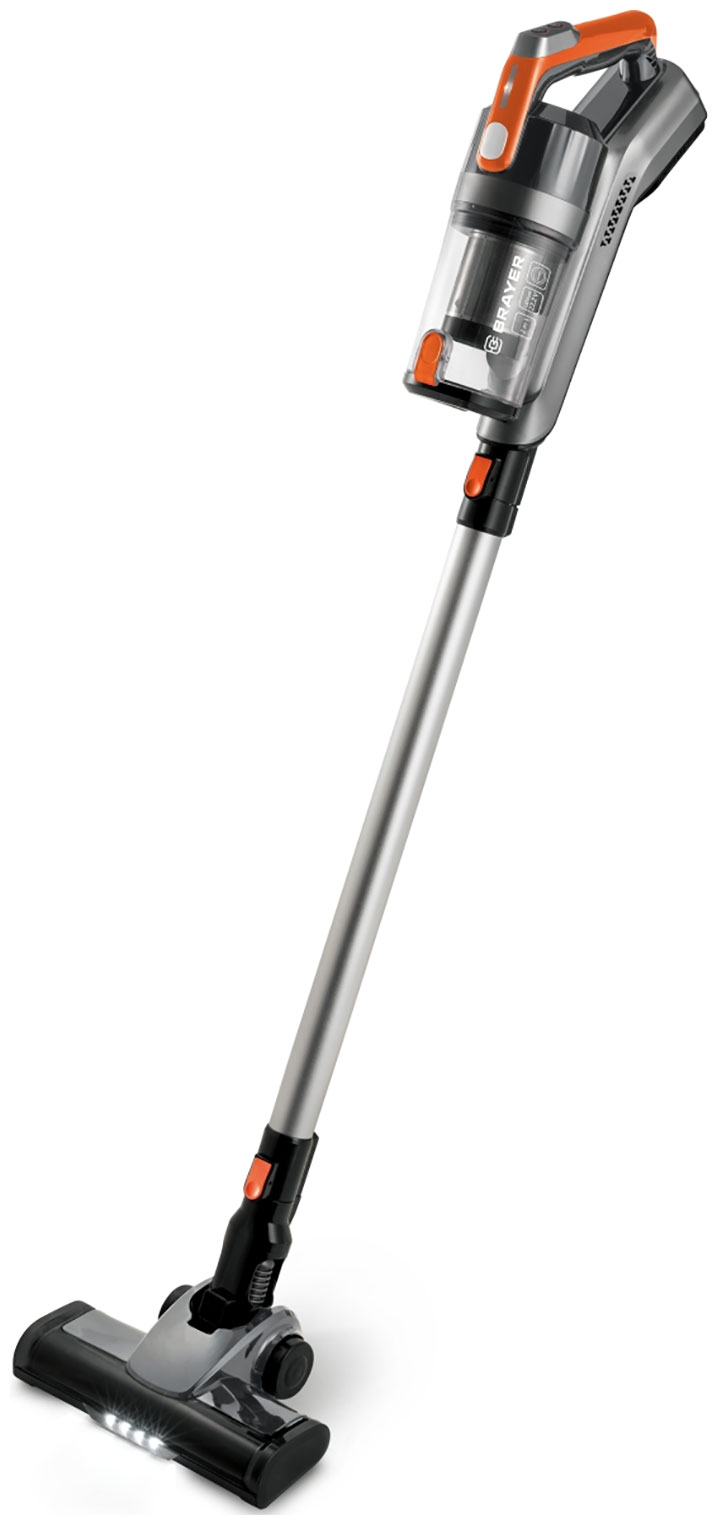 Изображение товара Беспроводной вертикальный пылесос Brayer BR4267 2 в 1 с аккумулятором и фильтром НЕРА