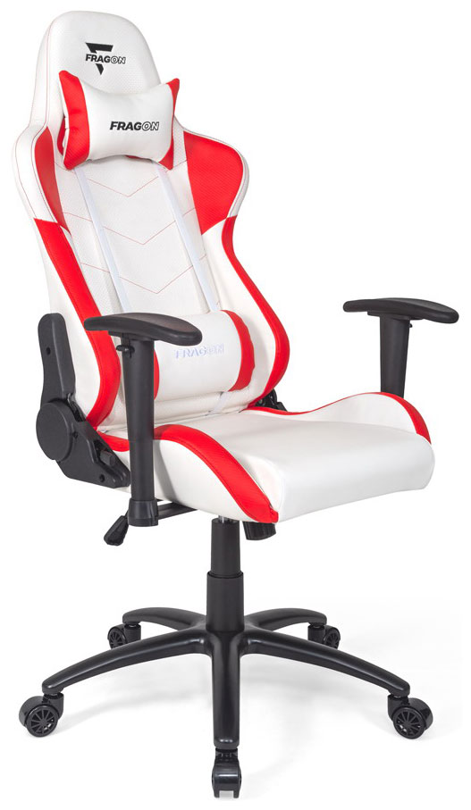 Игровое компьютерное кресло GLHF 2X бело-красное FGLHF2BT2D1221RD1 игровое компьютерное кресло glhf 5x черное fglhf5bt4d1521bk1