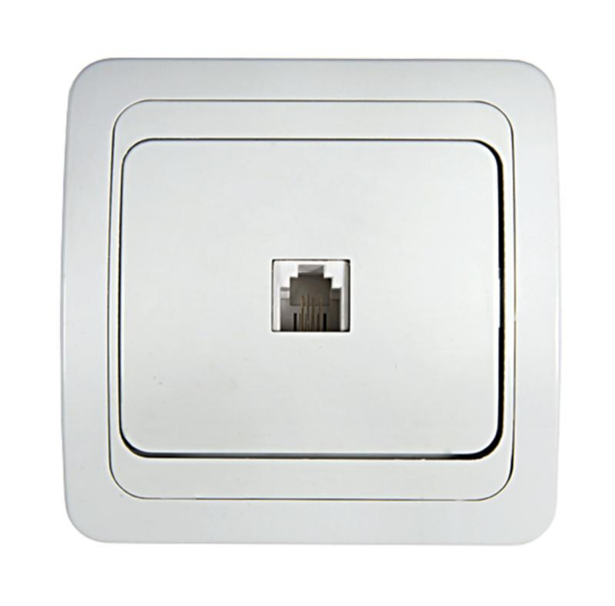 Изображение товара Телефонная розетка In Home Classico 2034 16А IP20 встроенная белая