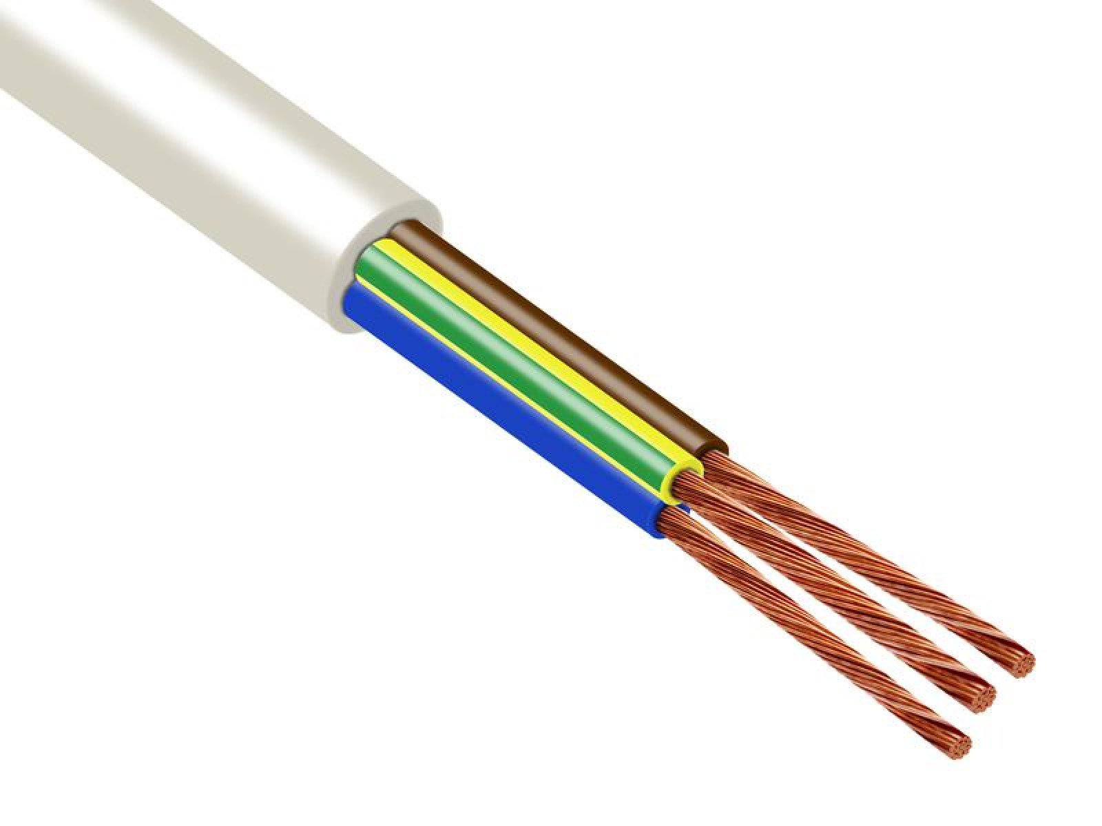 Изображение товара Кабели, провода и аксессуары ПромЭл Провод ПВСнг(А)-LS 3х2.5 Б (уп.100м)