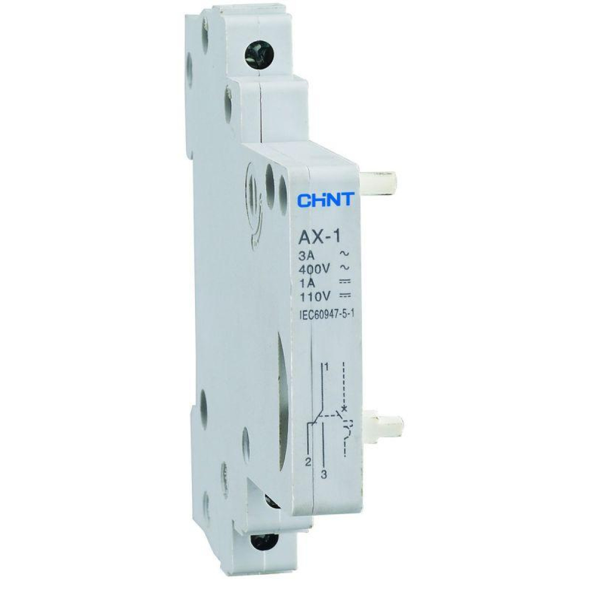 Изображение товара Низковольтное и промышленное электрооборудование Chint Контакт вспомогательный AX-1 для DZ158 (R) Изображение товара Низковольтное и промышленное электрооборудование Chint Контакт вспомогательный AX-1 для DZ158 (R)