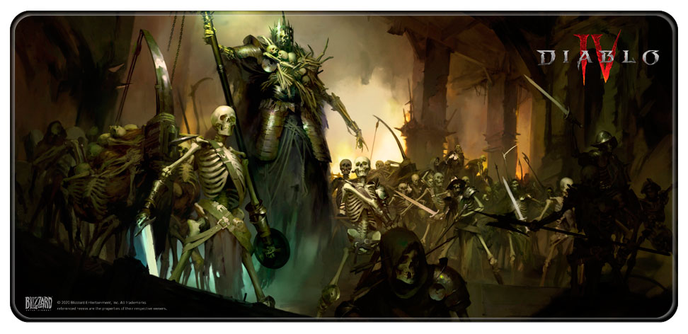 Коврик для мышек Blizzard Diablo IV Skeleton King XL коврик для мыши blizzard diablo iv heroes xl