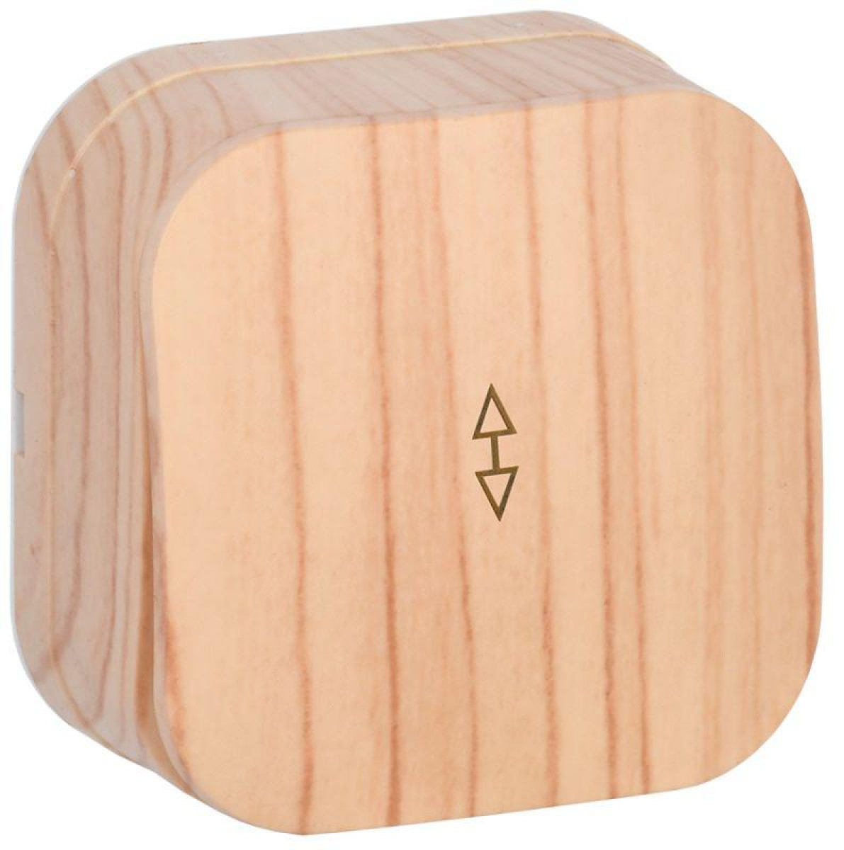 Изображение товара Выключатель проходной 1-кл. IEK GLORY 10А ВСп10-1-0-ХС сосна для домашнего и офиса