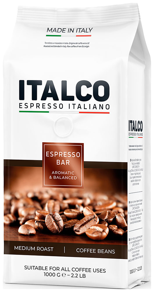 Кофе в зернах  Italco ESPRESSO BAR 1KG Кофе в зернах  Italco ESPRESSO BAR 1KG