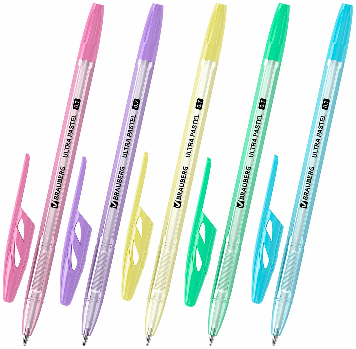 

Ручка шариковая Brauberg ULTRA PASTEL, синяя, 50 шт, 0,35 мм (880401), Синий