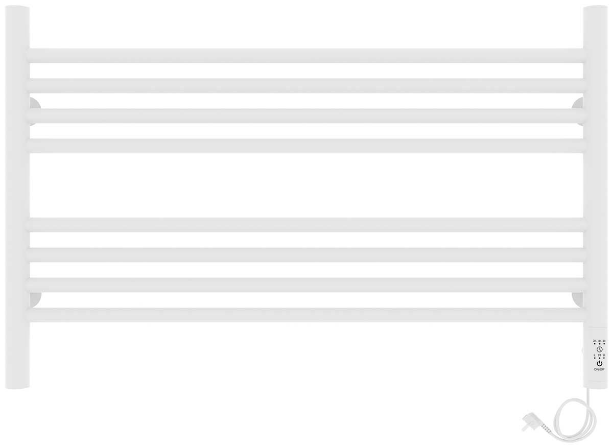 Изображение товара Электрический полотенцесушитель Laris Оливия ЧК8 800х500 мм белый муар правое подключение