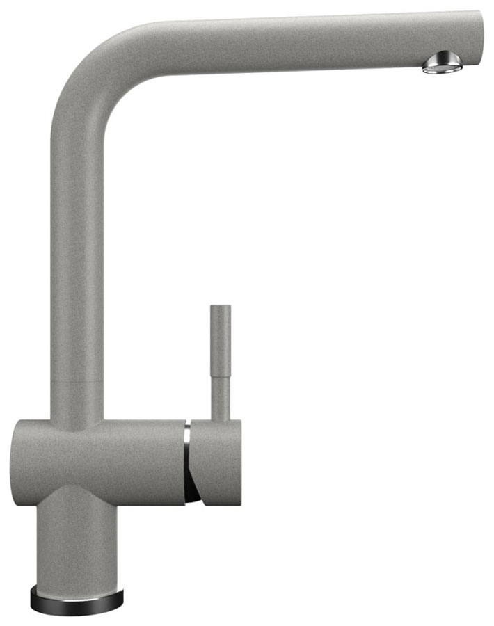 Изображение товара Смеситель для кухни Ulgran U-022 серый с поворотным изливом и керамическим картриджом
