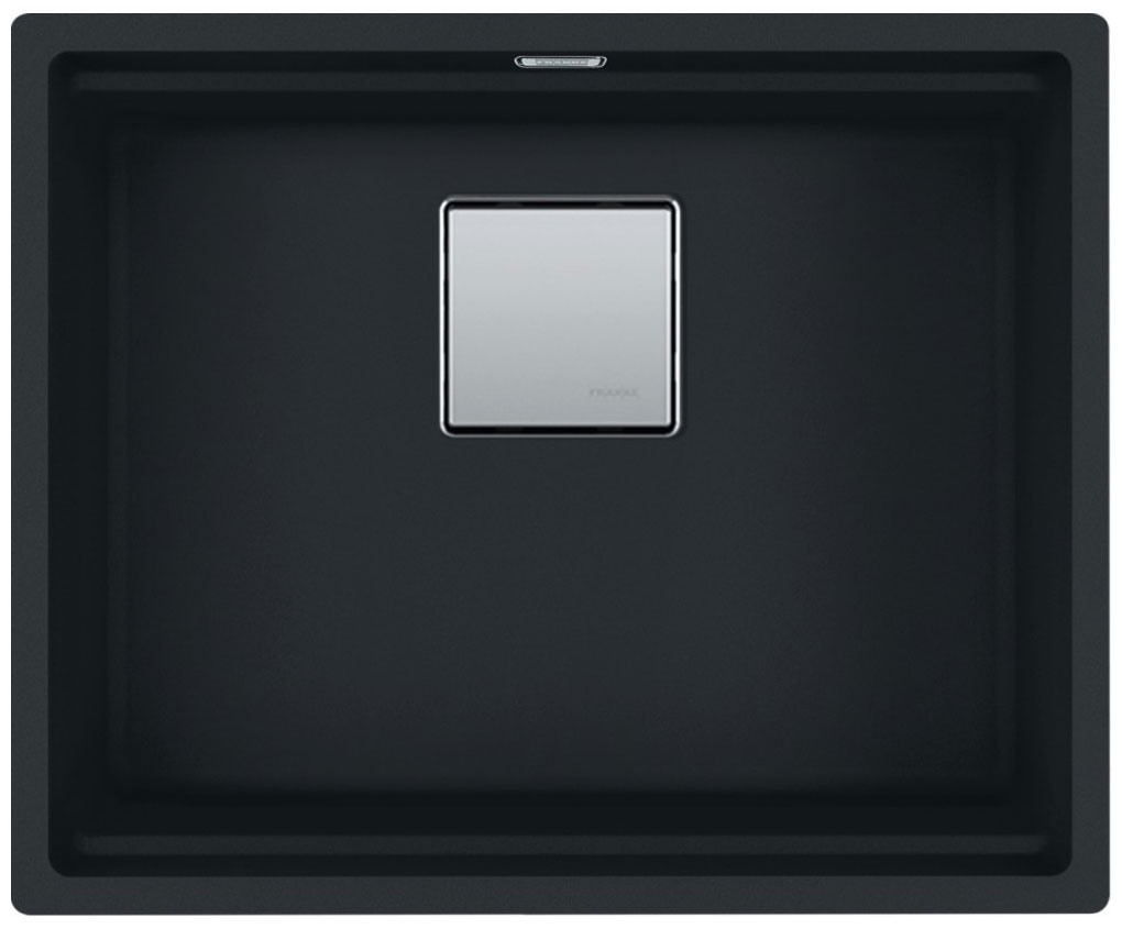 Изображение товара Кухонная мойка Franke KNG 110-52 черный матовый, вентиль-автомат (125.0696.195)