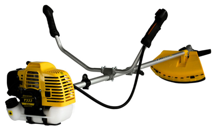 Изображение товара Бензиновый триммер Champion Т333 0.9 кВт 40 см леска нож Китай