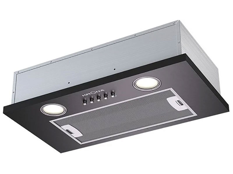 Изображение товара Вытяжка Krona SELINA 600 black PB для кухни до 11 кв.м