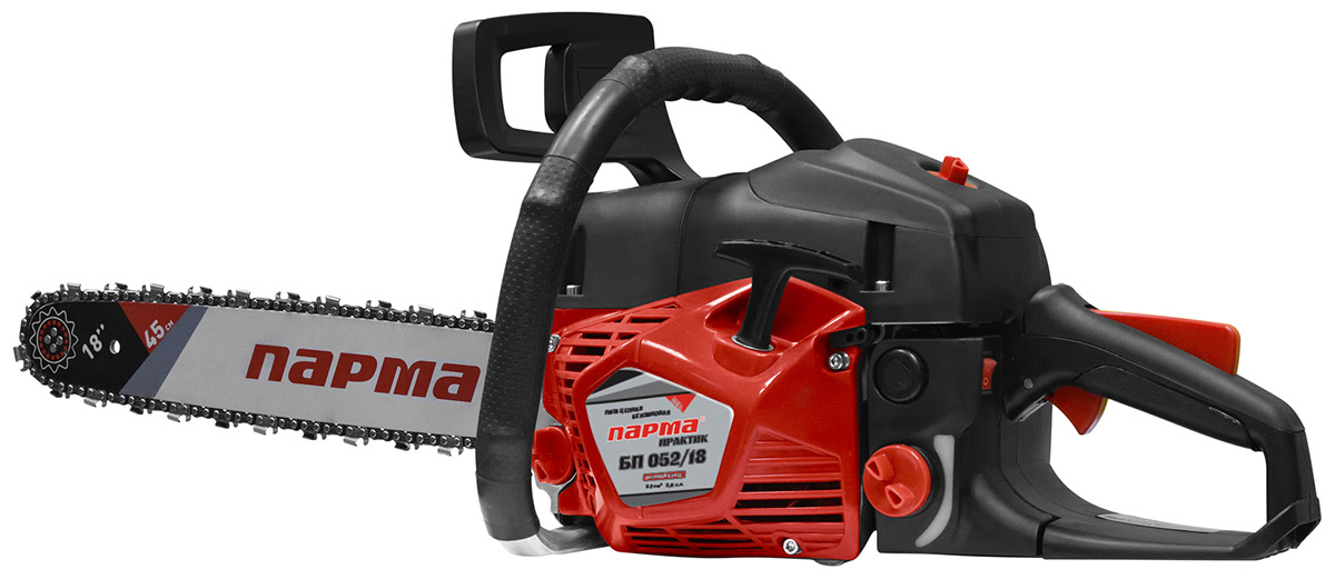Изображение товара Бензопила Парма Практик БП 052/18 мощная цепная пила для домашних и профессиональных работ