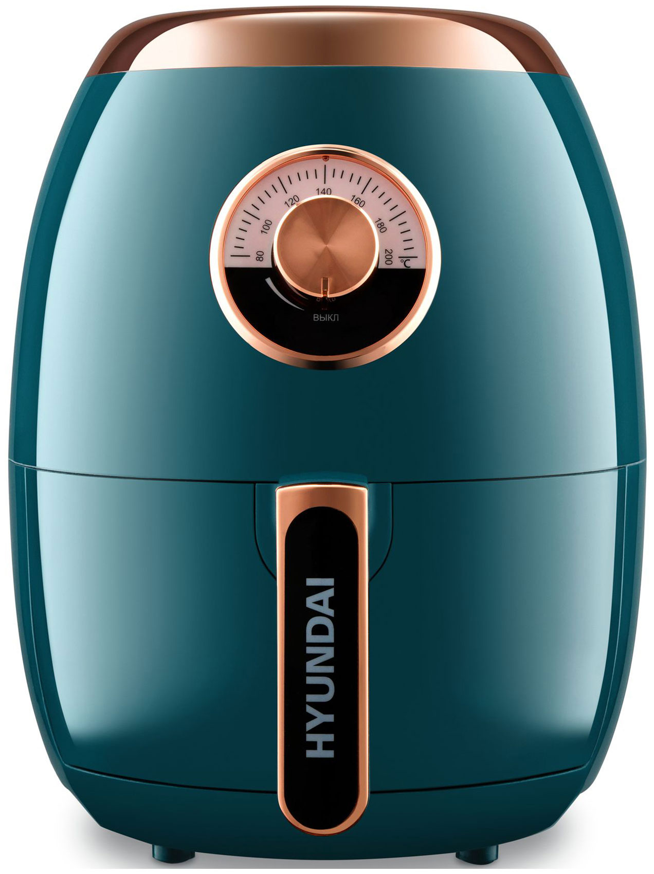 

Аэрогриль Hyundai HYF-3553, темно-зеленый/золотистый