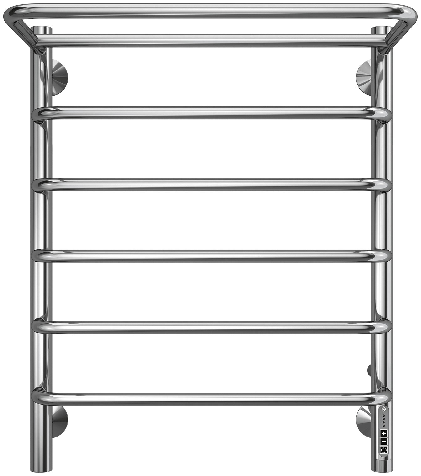 Изображение товара Электрический полотенцесушитель Terminus Полка П6 с полкой 65x53.2 см нержавеющая сталь