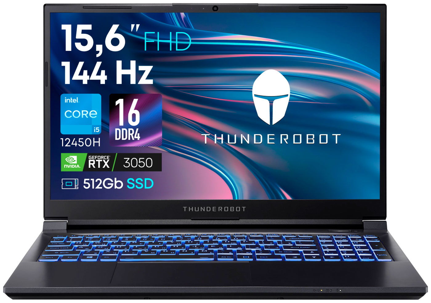 Изображение товара Игровой ноутбук Thunderobot 911S Core D 15.6 IPS, RTX 3050, 16 Гб, SSD 512 Гб