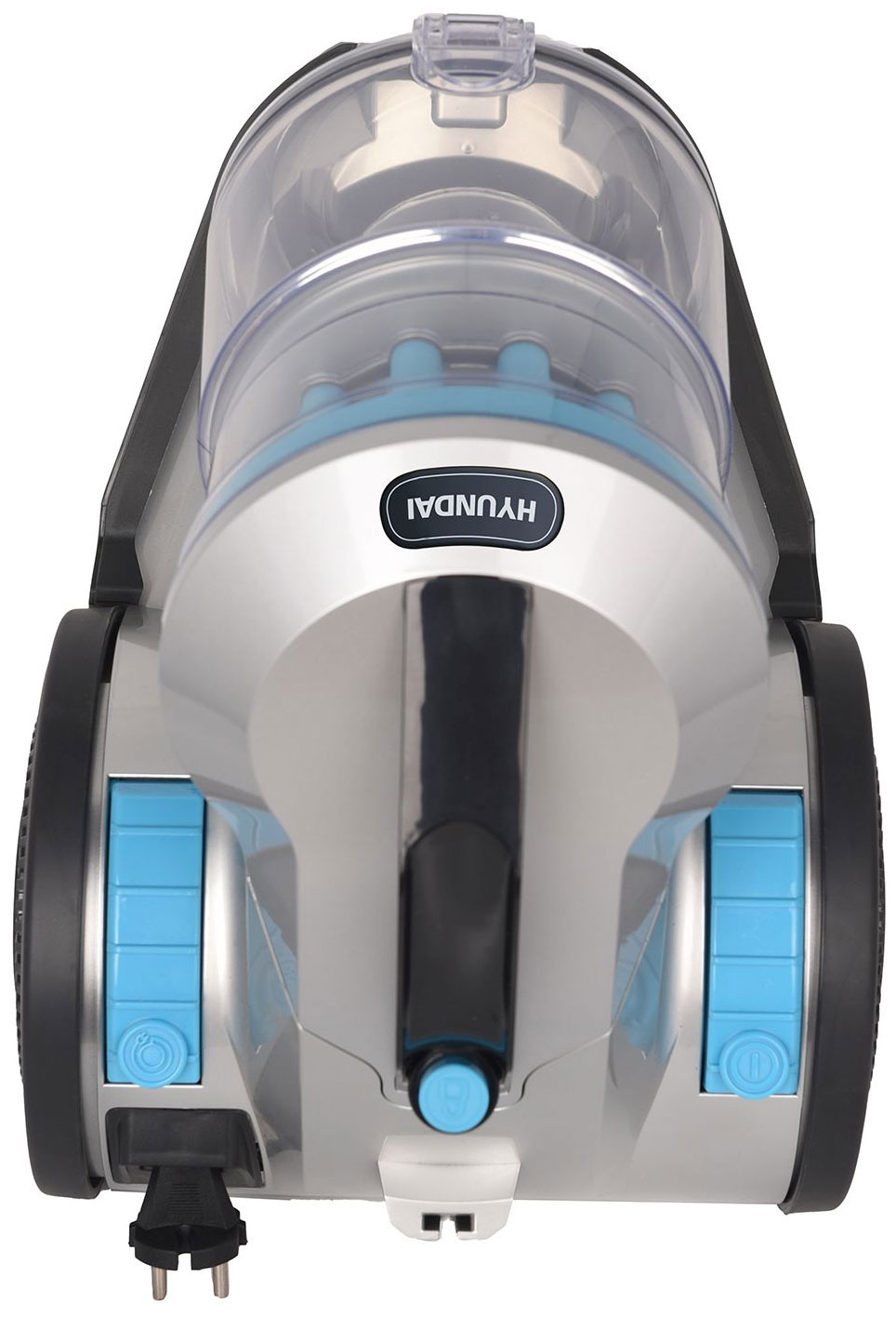 

Пылесос напольный Hyundai HYV-C2955, серебристый/синий