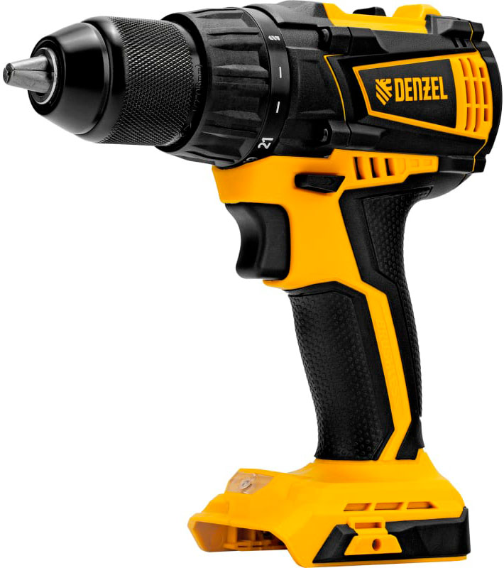Изображение товара Аккумуляторная дрель-шуруповерт Denzel BLDL-18-0 18 В с ударной функцией