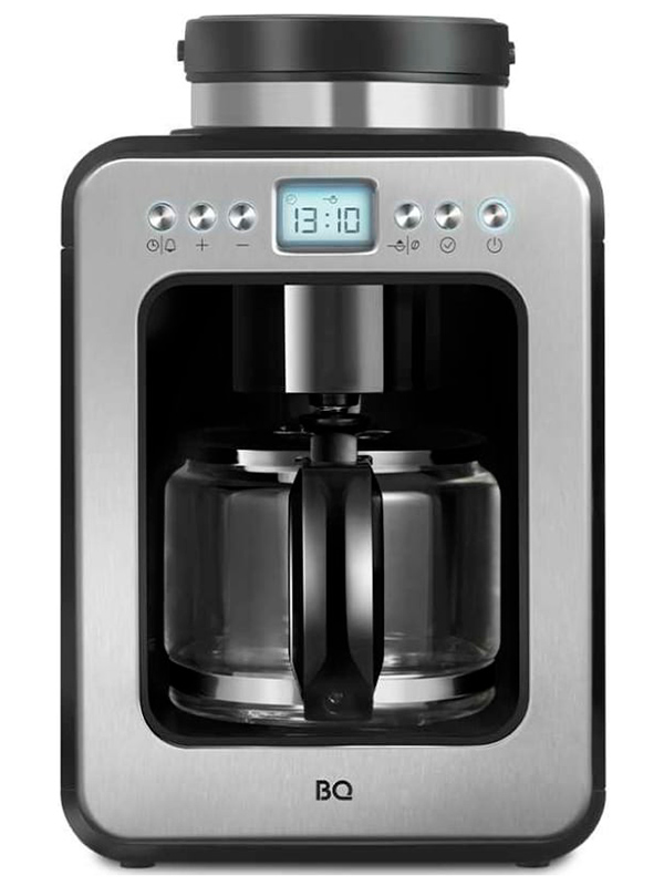 Изображение товара Капельная кофеварка со встроенной кофемолкой BQ CM7001 Стальной-Черный