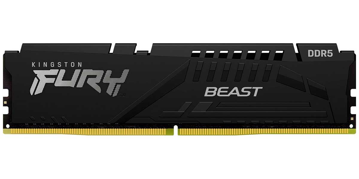 Изображение товара Оперативная память Kingston DDR5 16Gb 5200MHz FURY Beast Black