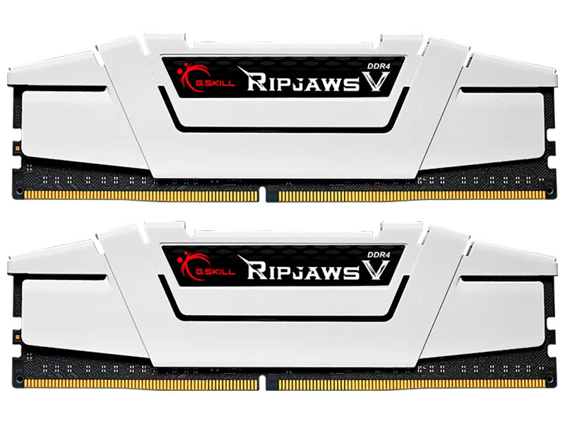 Изображение товара G.Skill DDR4 32GB (2x16GB) 3600MHz RIPJAWS V CLASSIC White оперативная память