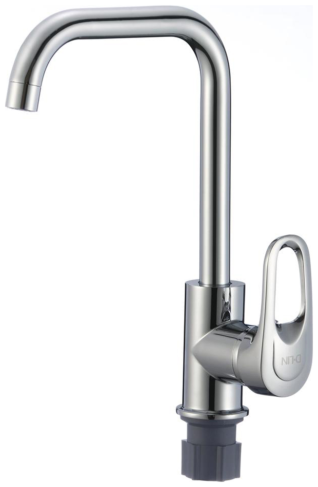 

Смеситель для кухни D-Lin хром (D155404-L), Сатин