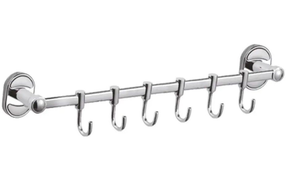 Изображение товара Планка с крючками для полотенец D-Lin хром (D288700-6)