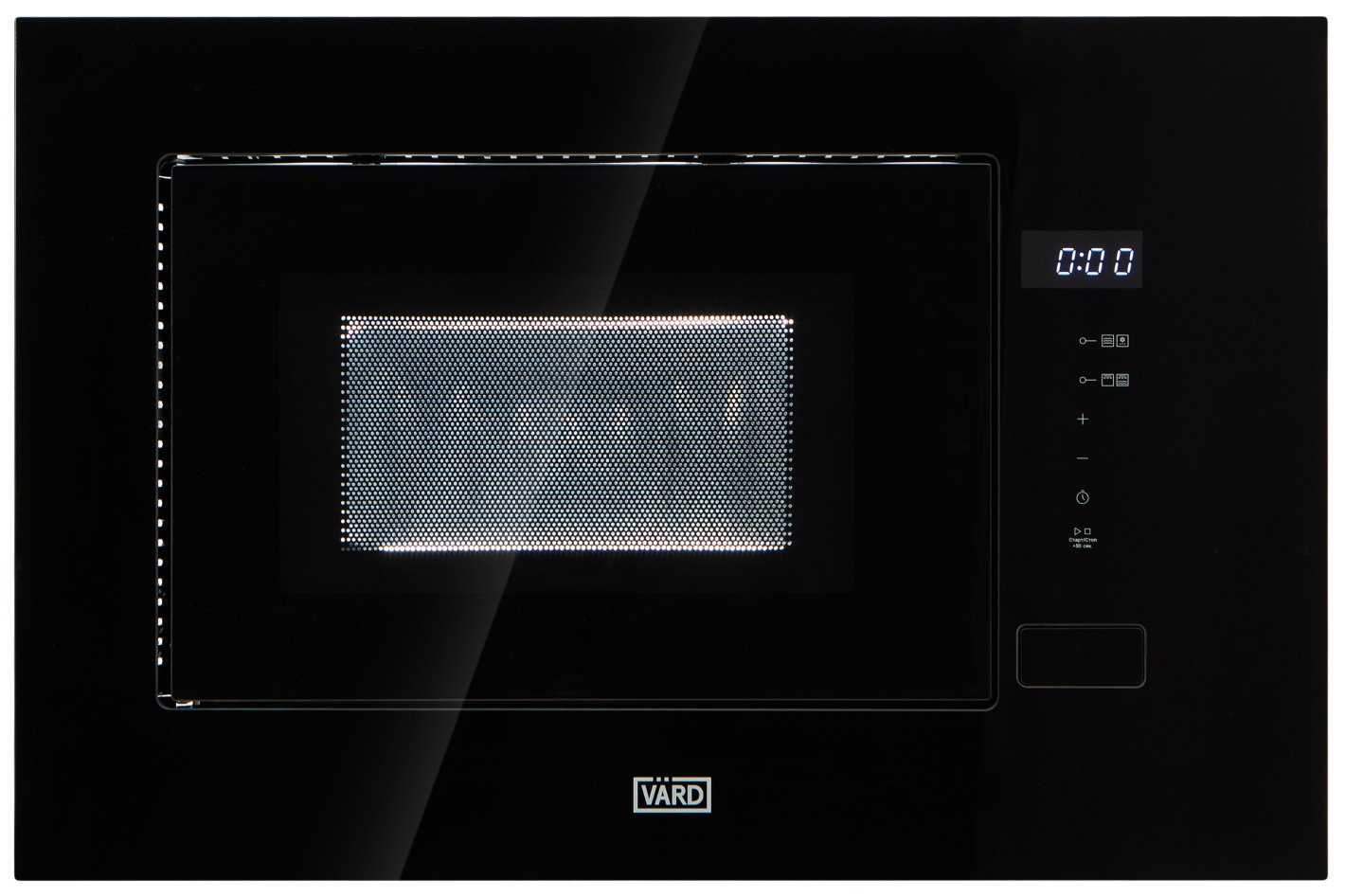 Изображение товара Встраиваемая микроволновая печь Vard VMG125PK 20 л с грилем сенсорное управление