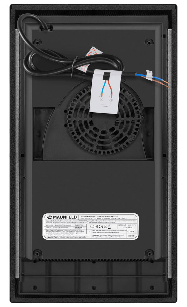 

Электрическая варочная панель Maunfeld CVI292STBKC, Черный
