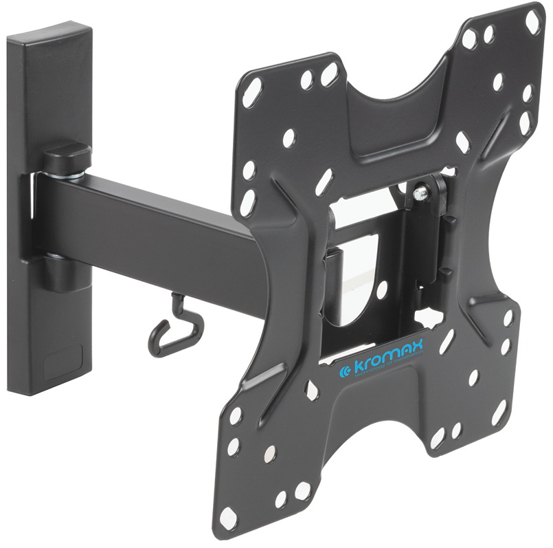 Изображение товара Кронштейн для телевизора Kromax OPTIMA-213 BLACK наклонно-поворотный 20-43 дюймов