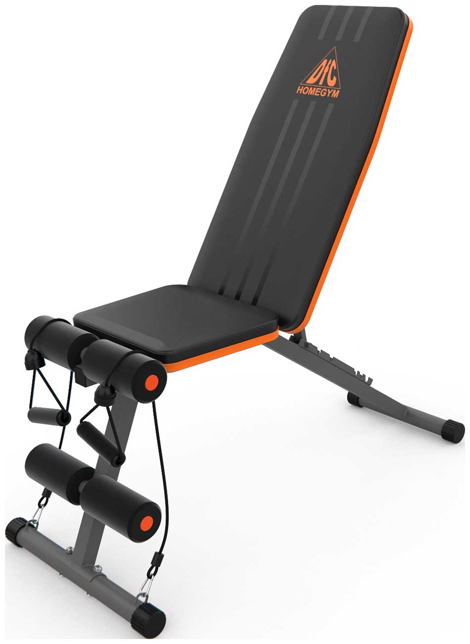 Изображение товара Cкамья силовая универсальная с эспандерами DFC DCH310