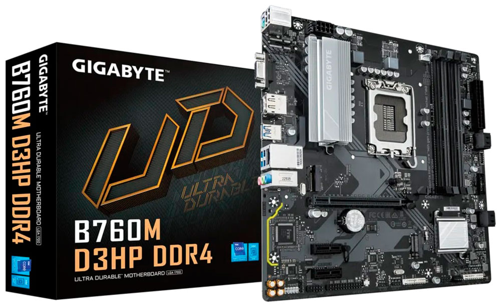 Изображение товара Материнская плата Gigabyte B760M D3HP (LGA1700, mATX)