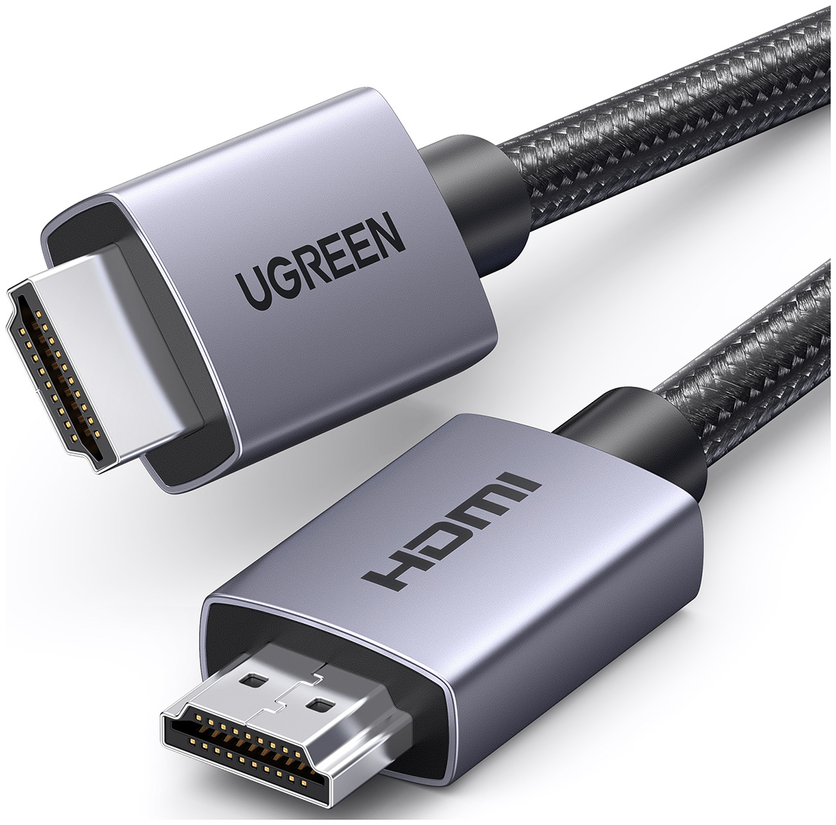 

Кабель Ugreen HD153 (25297) HDMI 4K@60Hz Cable, 1 метр, серый