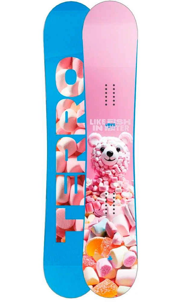 Изображение товара Сноуборд Terror BABES 147 женский freestyle all mountain гибрид CamRock 3.5 кг